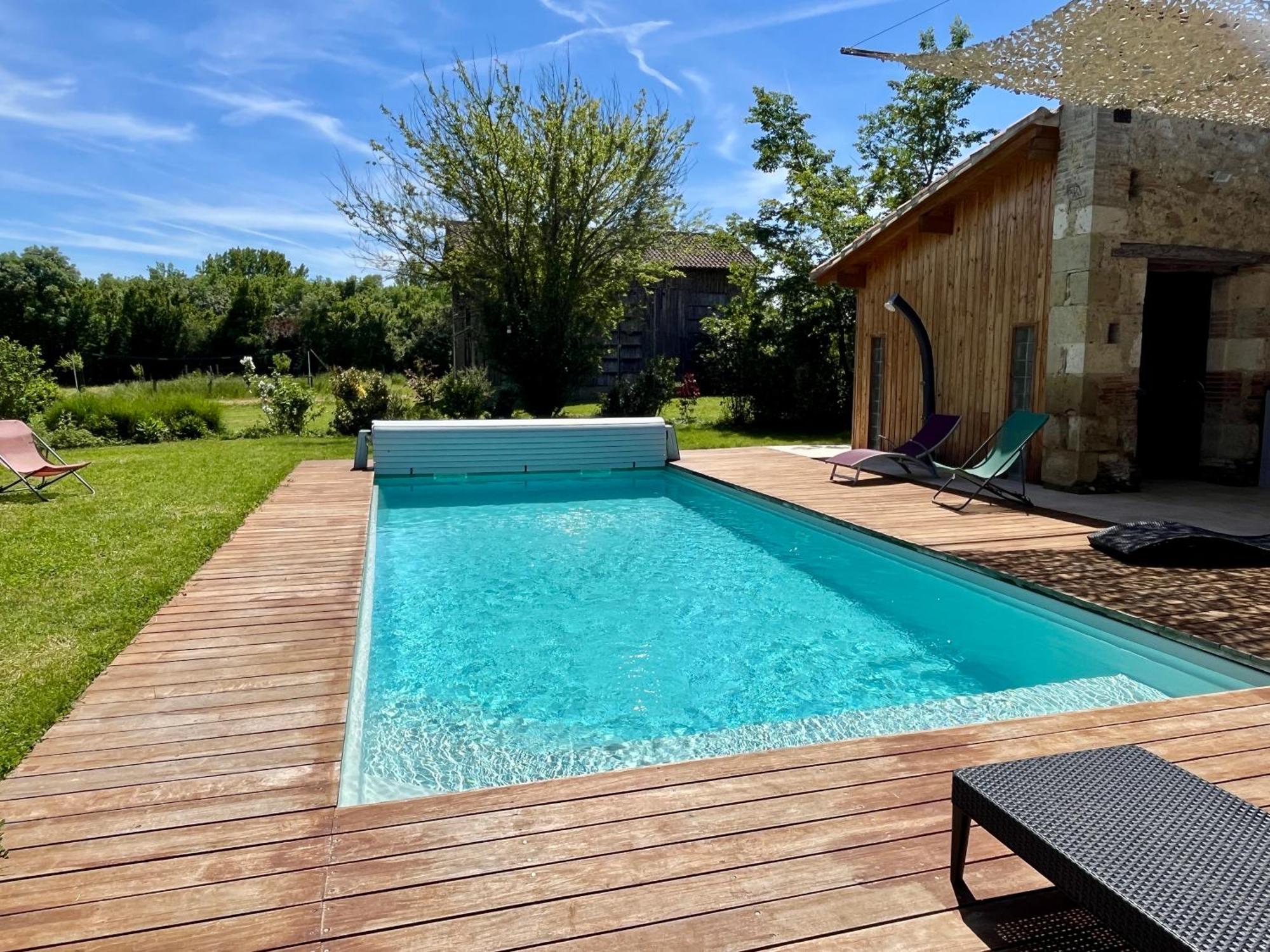 Gite Campagne Famille 15 Pers Piscine Chauffee Jeux Enfants Petanque Saint-Sauvy المظهر الخارجي الصورة