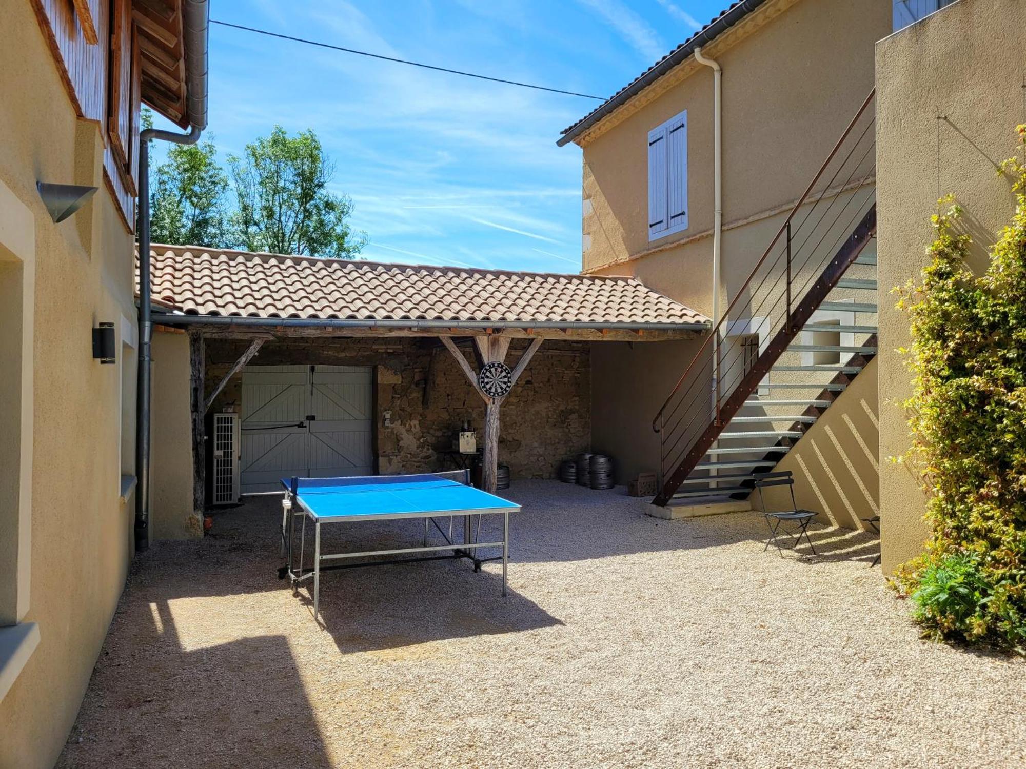 Gite Campagne Famille 15 Pers Piscine Chauffee Jeux Enfants Petanque Saint-Sauvy المظهر الخارجي الصورة