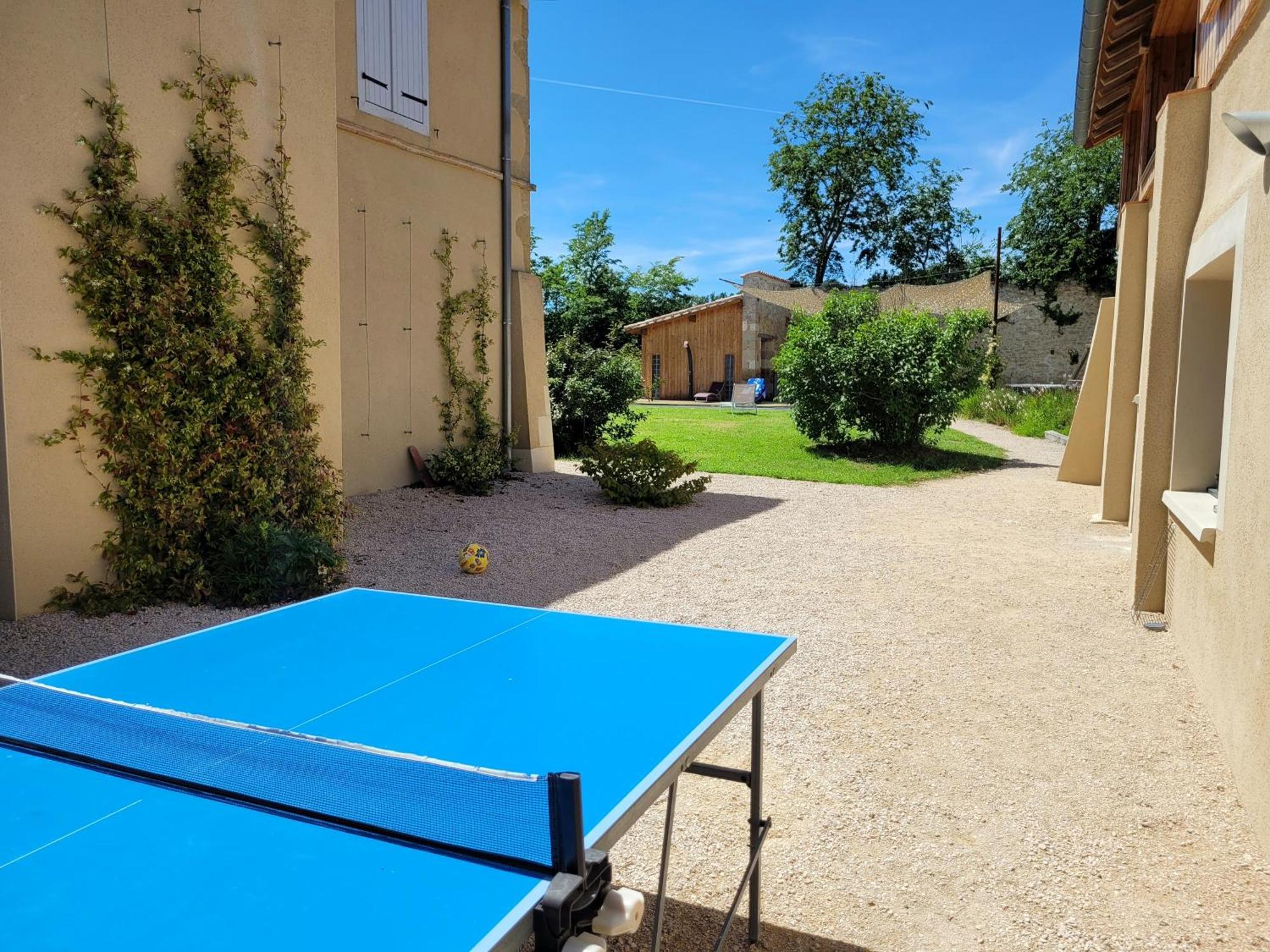 Gite Campagne Famille 15 Pers Piscine Chauffee Jeux Enfants Petanque Saint-Sauvy المظهر الخارجي الصورة